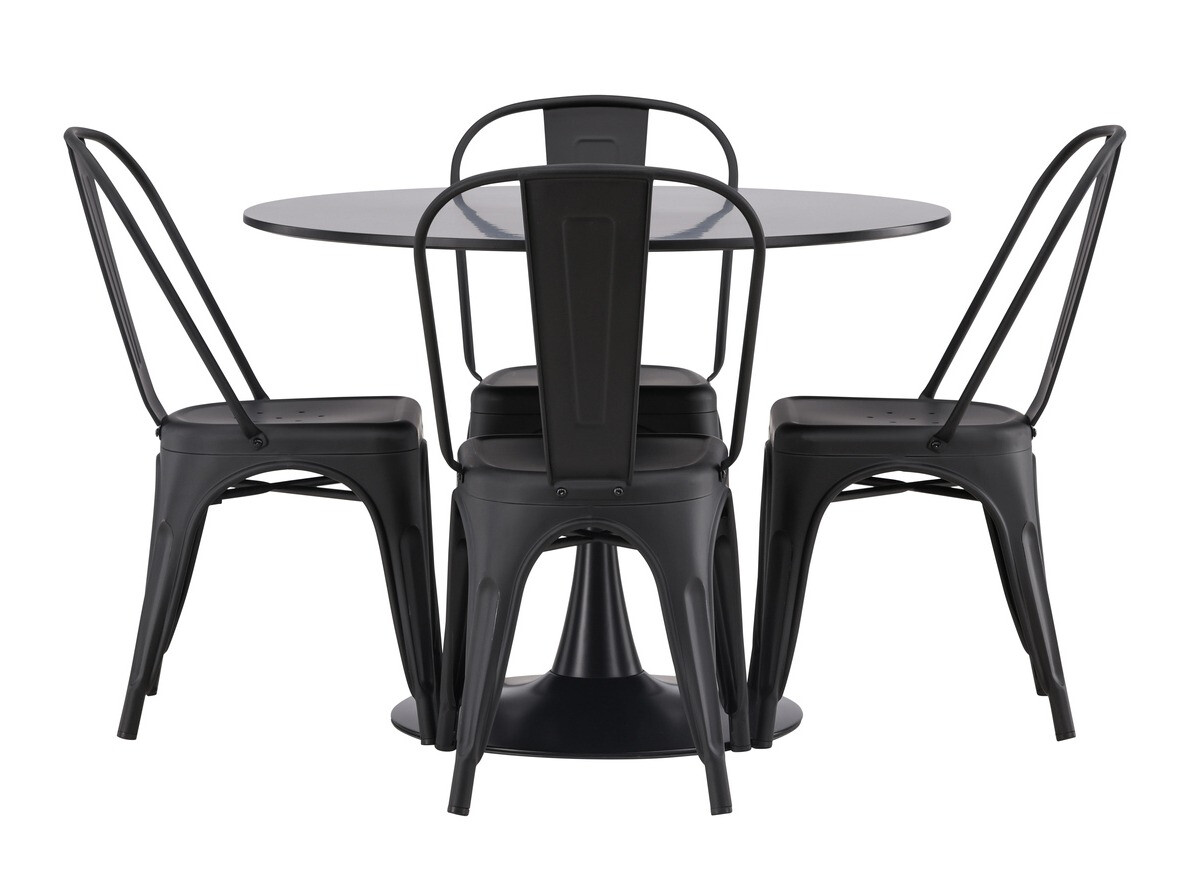 Söögitoakomplekt Dallas 4170 (Must)