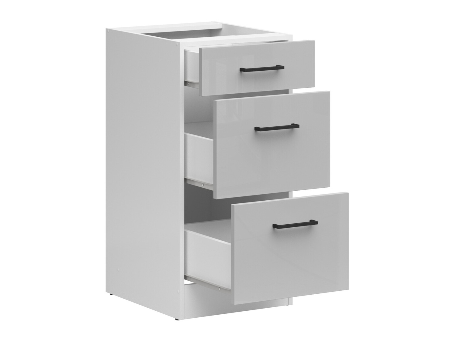 Sahtlitega moodulkapp Line Grey 102