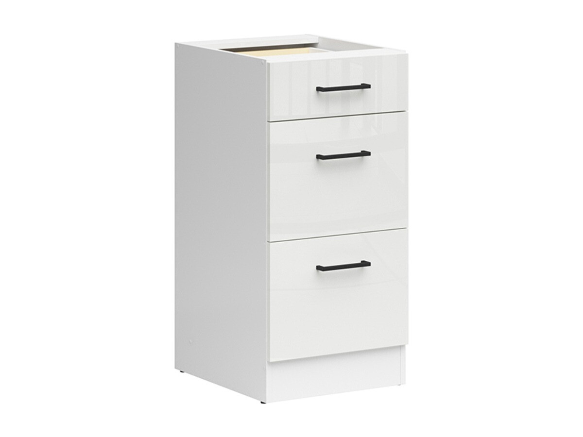 Sahtlitega moodulkapp Line White 102