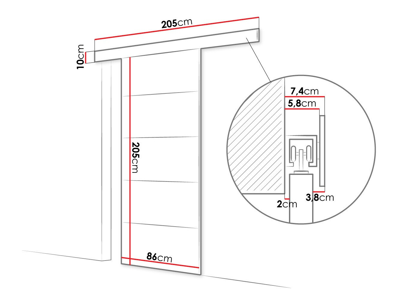 Liuguksed Closico 170 (Sonoma tamm)
