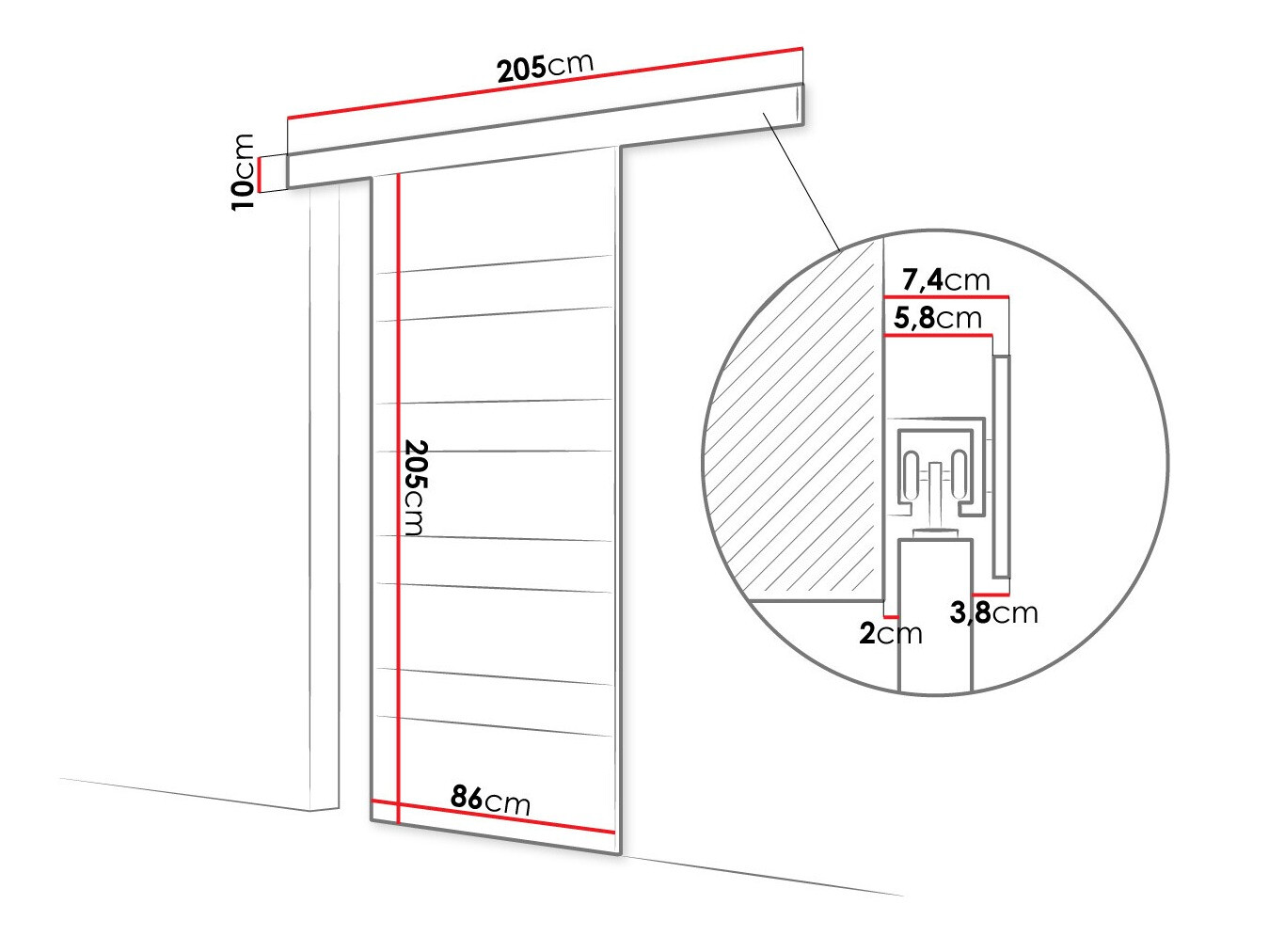 Liuguksed Closico 173 (Valge + Must)