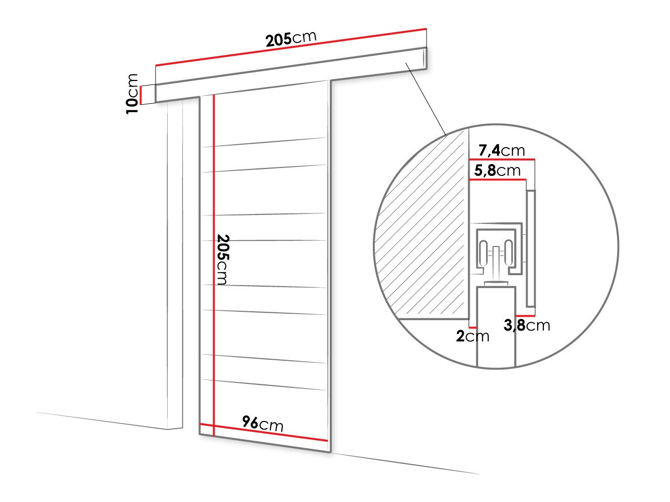 Liuguksed Closico 174 (Pruun + Valge)