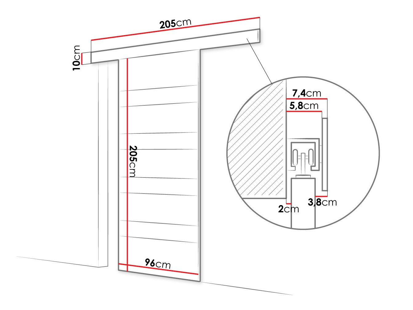 Liuguksed Closico 174 (Valge)