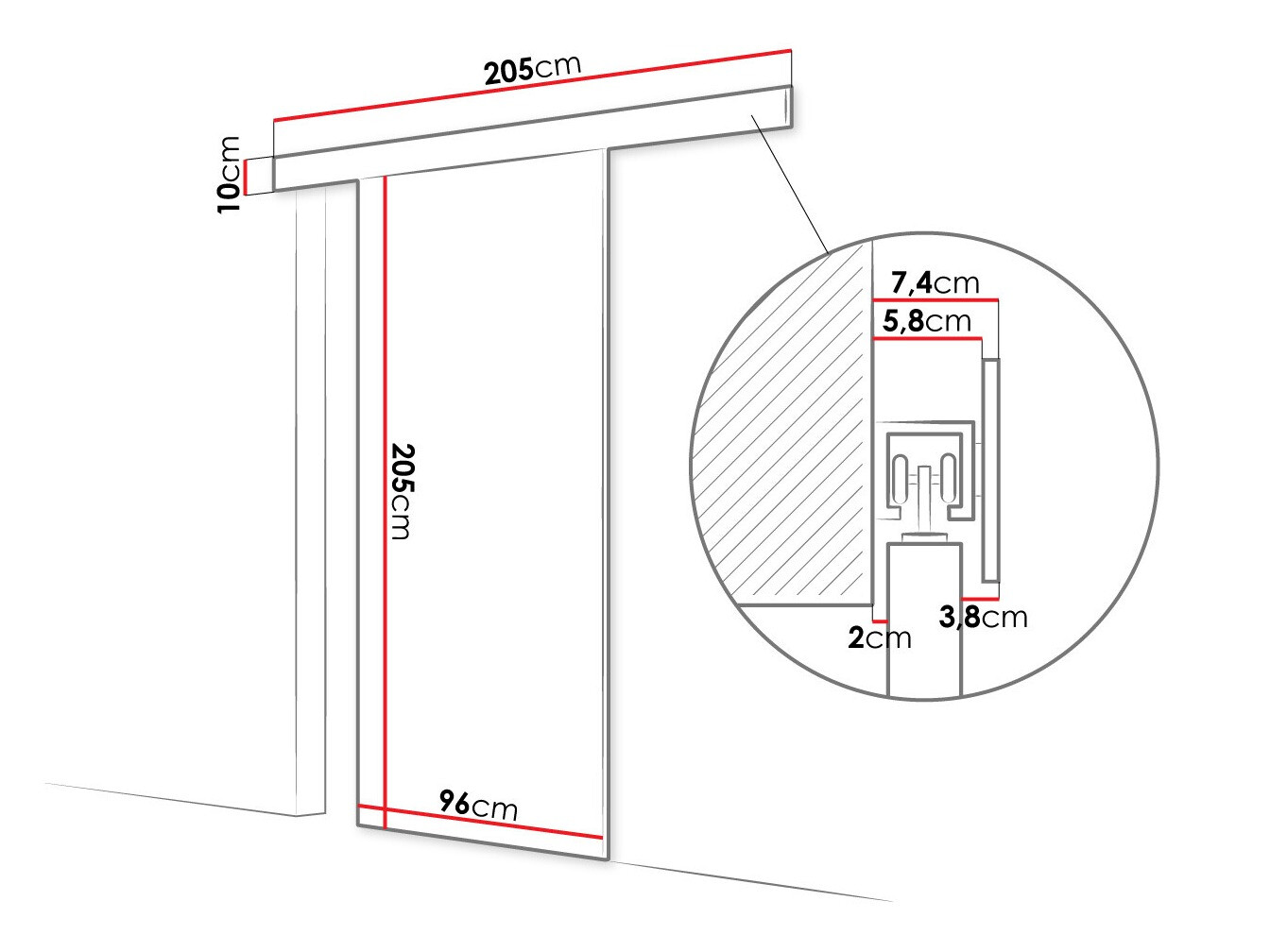 Liuguksed Closico Portalis II (Valge)