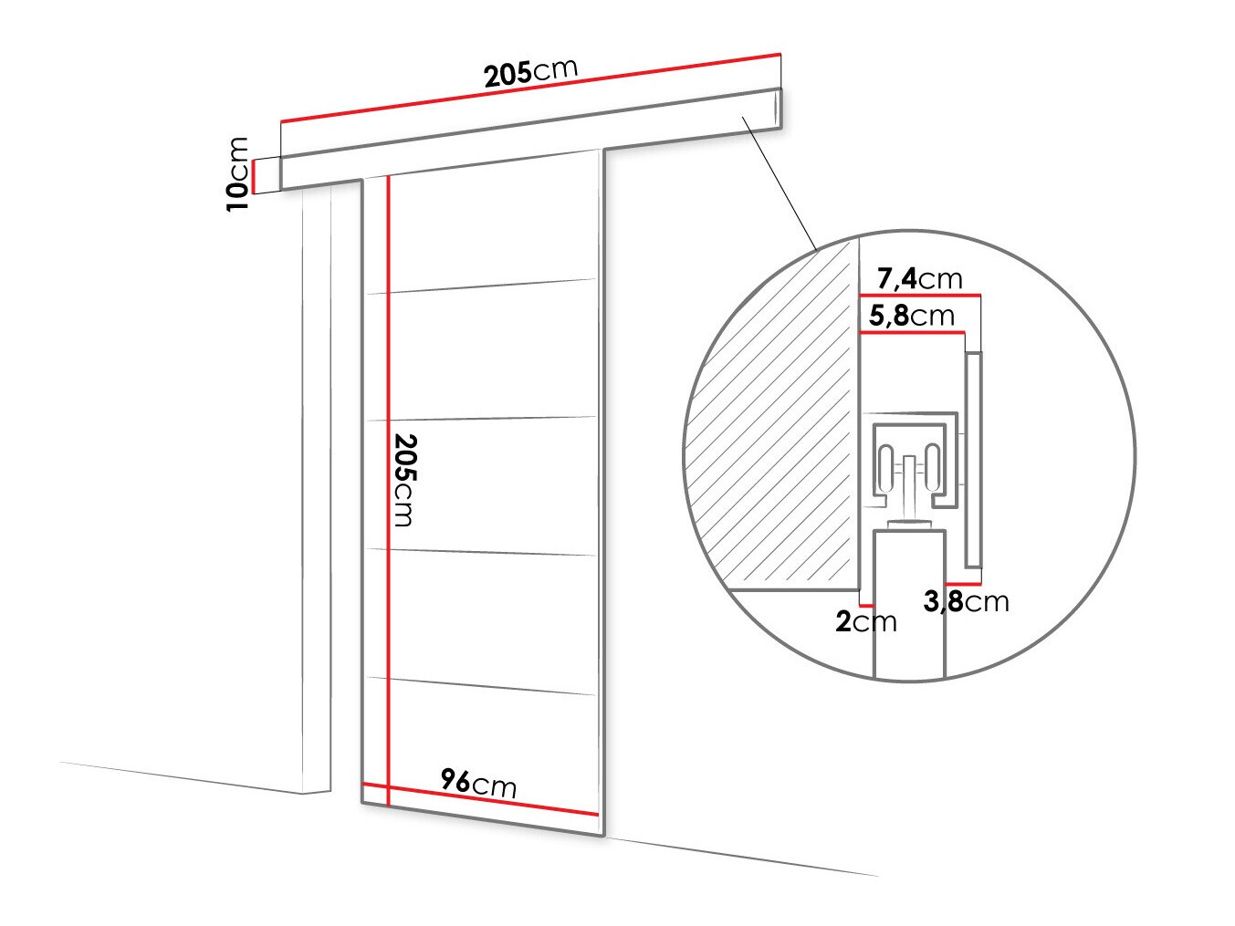 Liuguksed Closico Portalis III (Sonoma tamm)