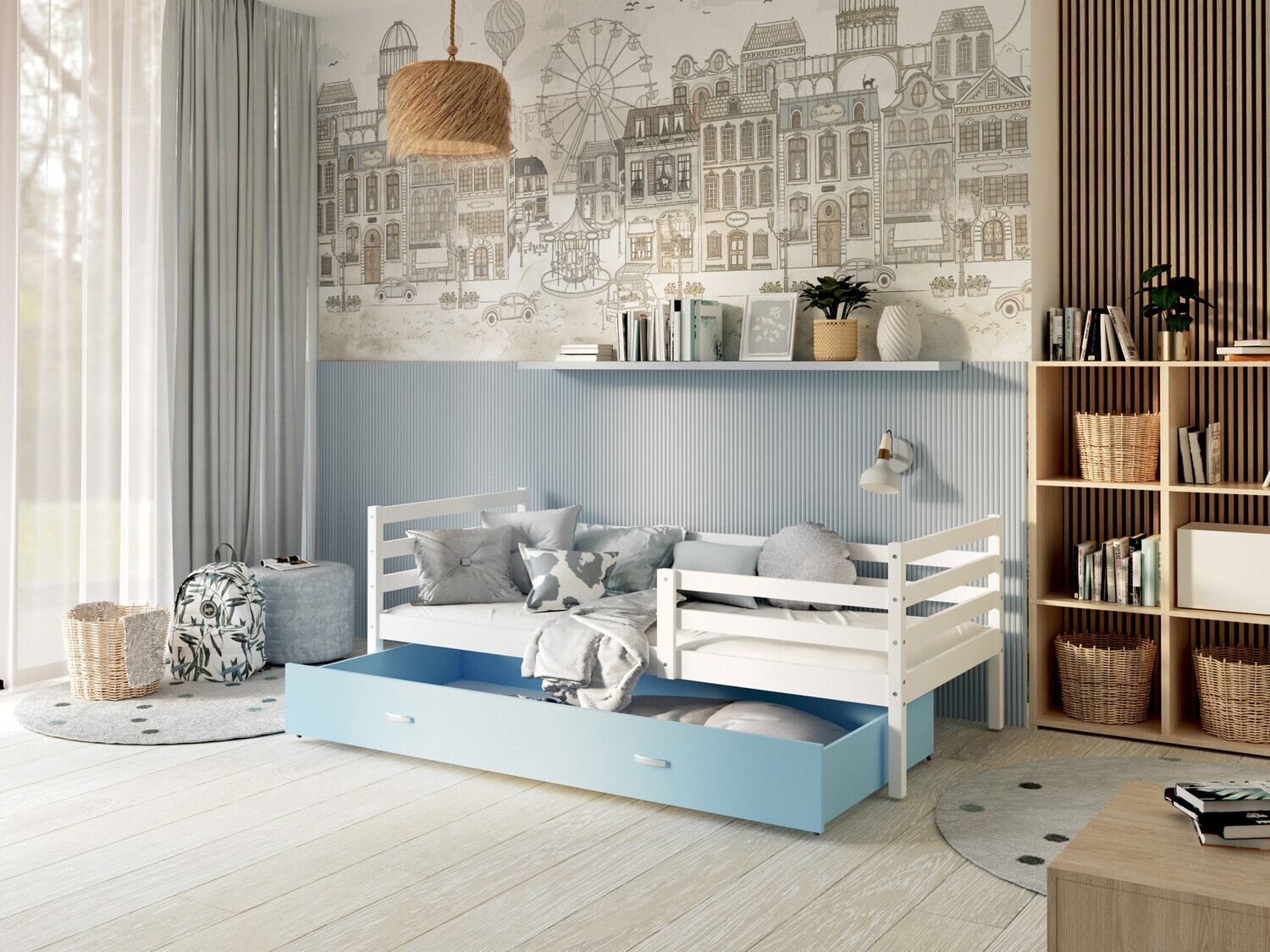 Voodi Aurora 130 (Valge)