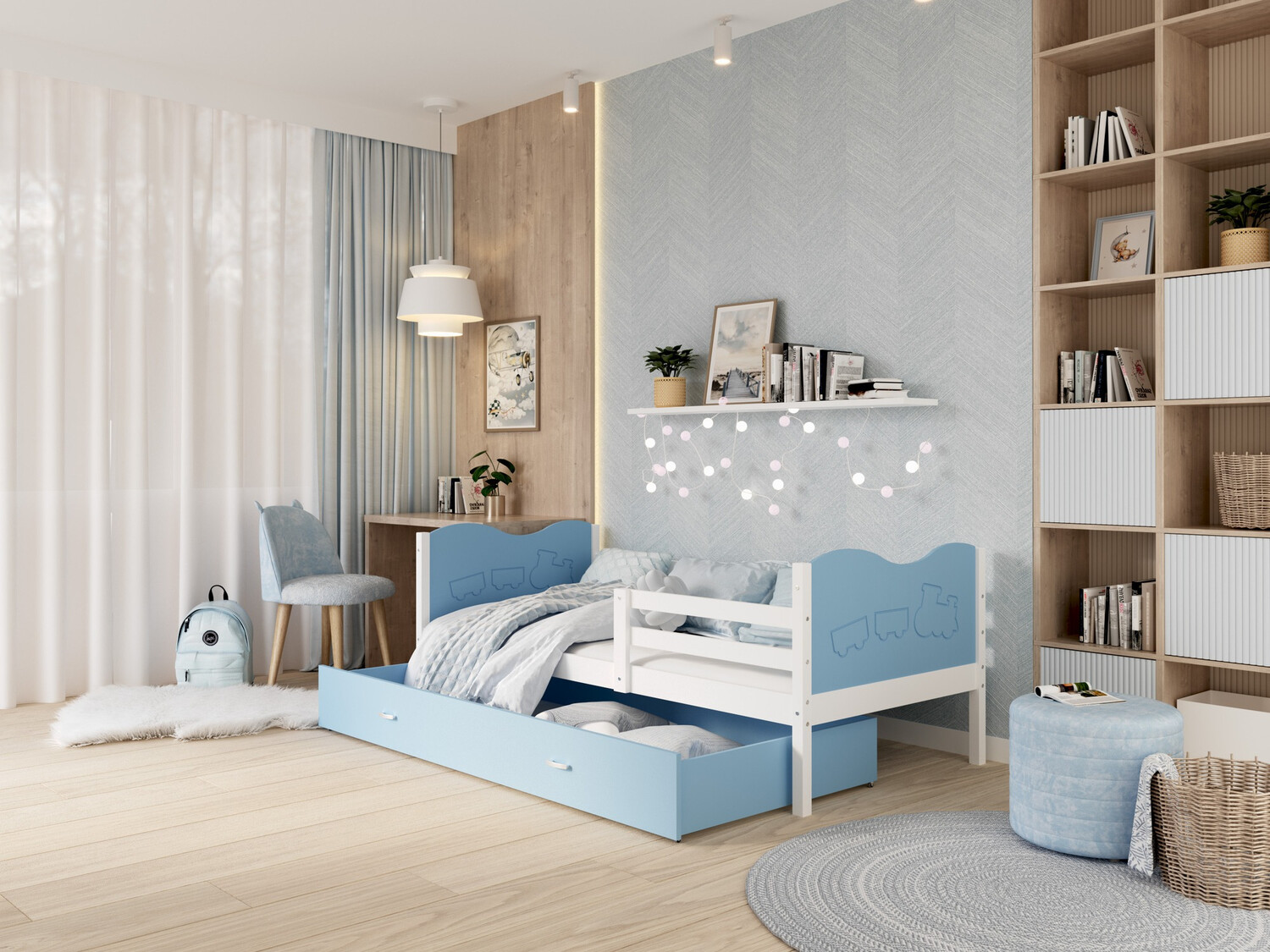 Voodi Aurora 162 (Valge)