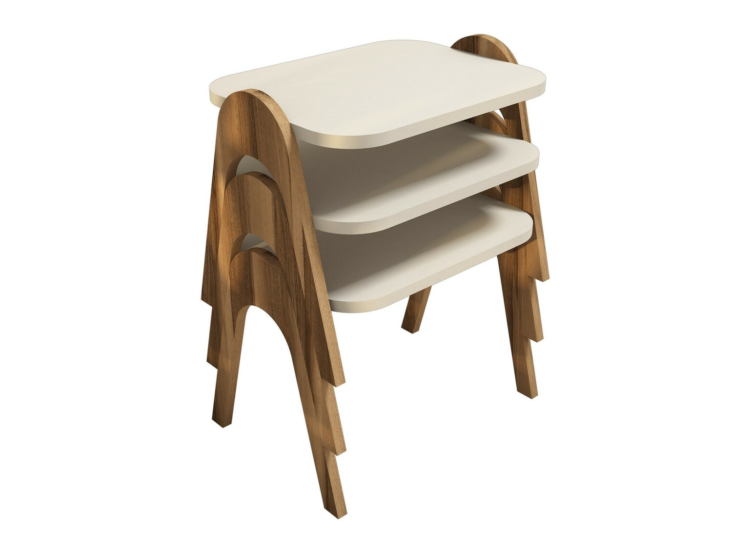 Kõrvallaudade komplekt Kailua 1621 (Pähkel + Koor)