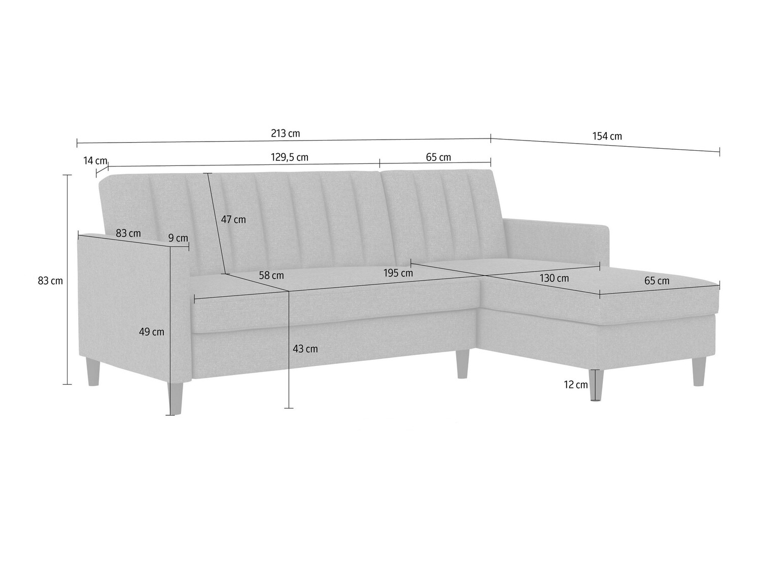 Nurgadiivan Tulsa 583 (Tumekollane)