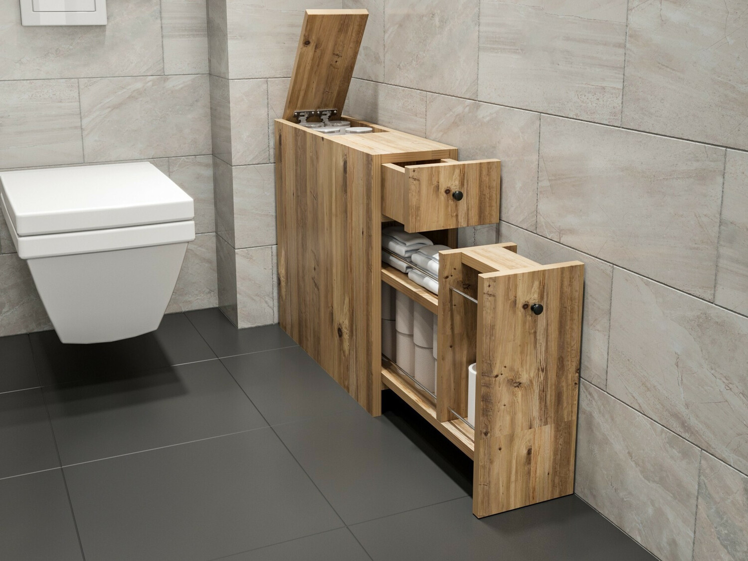 Vannitoa põrandakapp Kailua 183 (Tamm)