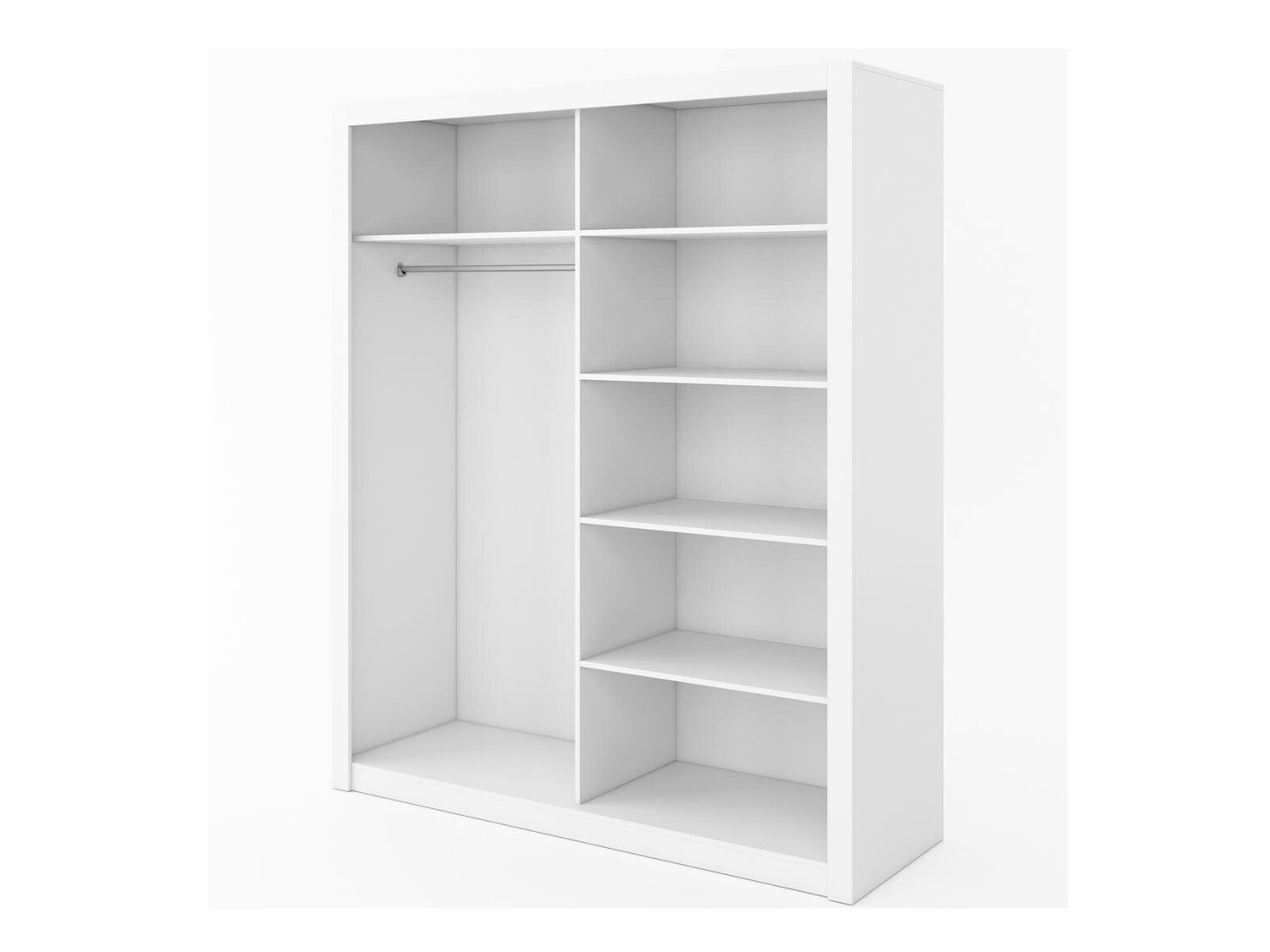 Riidekapp Cirdelu 103 (Valge)