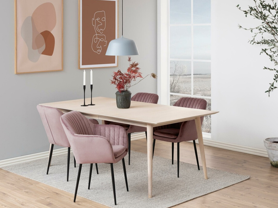 Söögitoakomplekt Norsica 513 (Dusty roosa + Must)