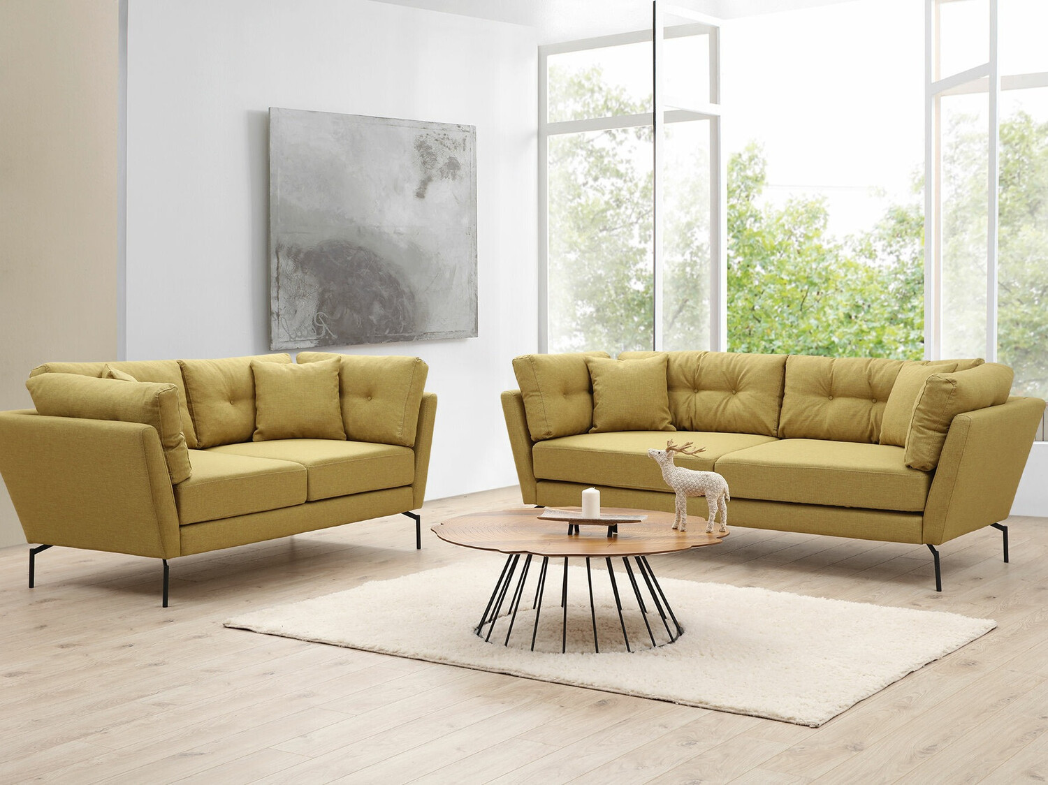 Diivan Altadena 186 (Kollane)