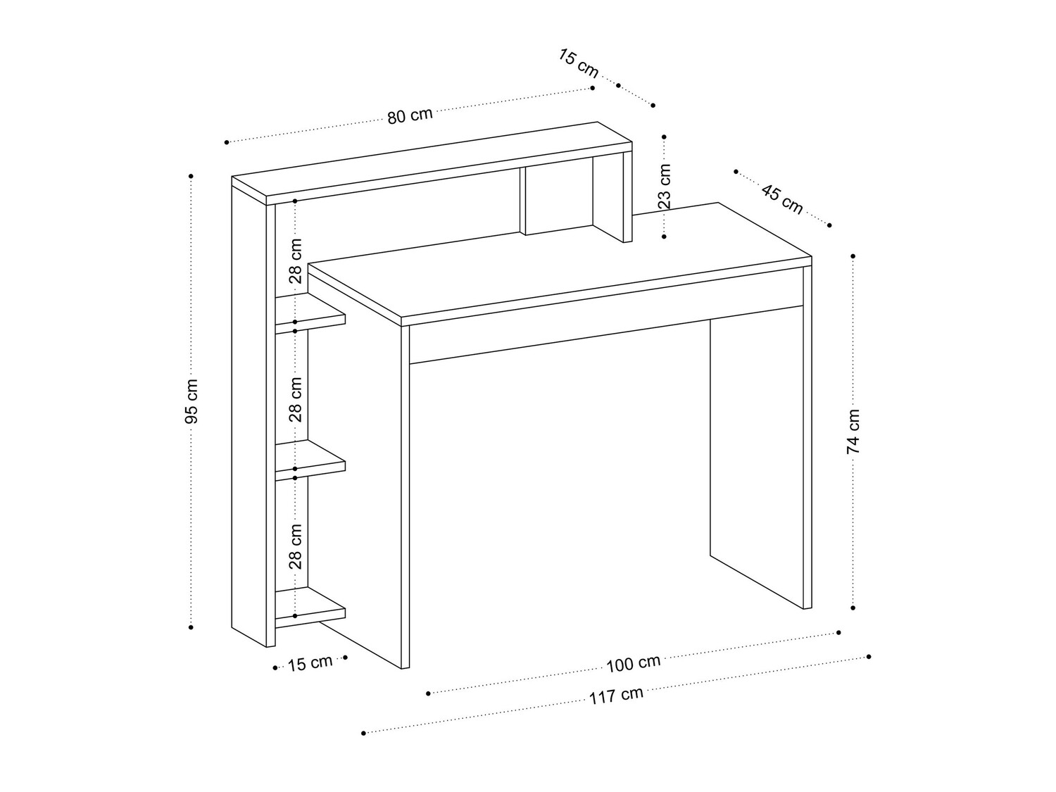 Kirjutuslaud Kailua 283