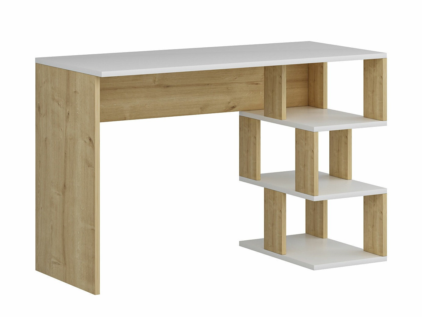 Kirjutuslaud Kailua 287 (Valge + Tamm)