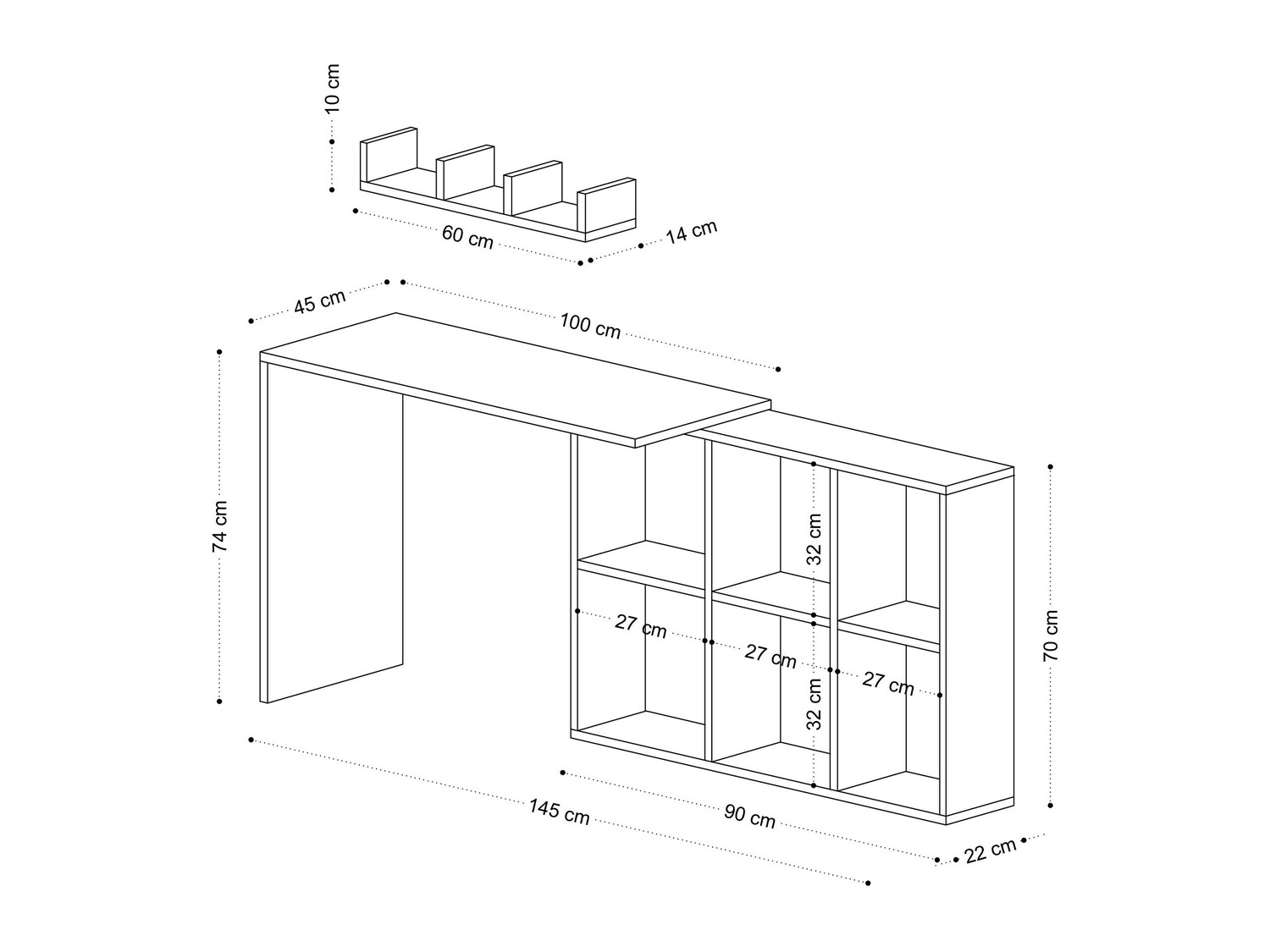 Kirjutuslaud Kailua 2083