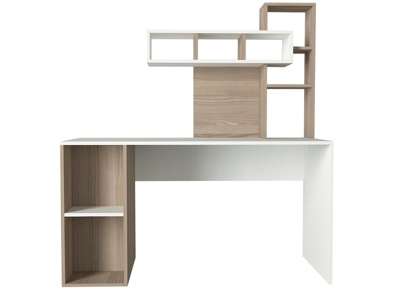 Kirjutuslaud Kailua 296 (Helepruun + Valge)