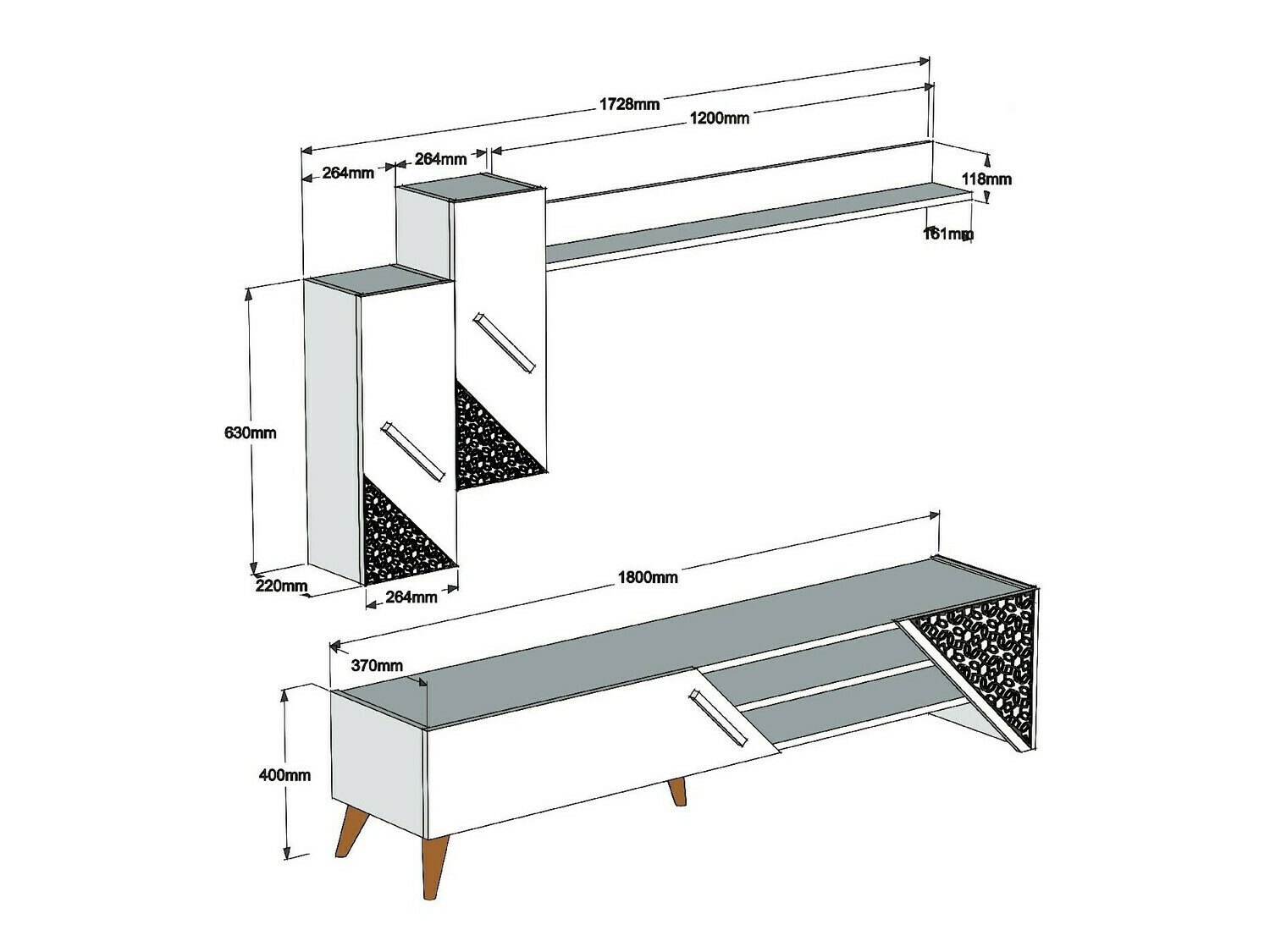 Elutoa komplekt Kailua 1564 (Koor)