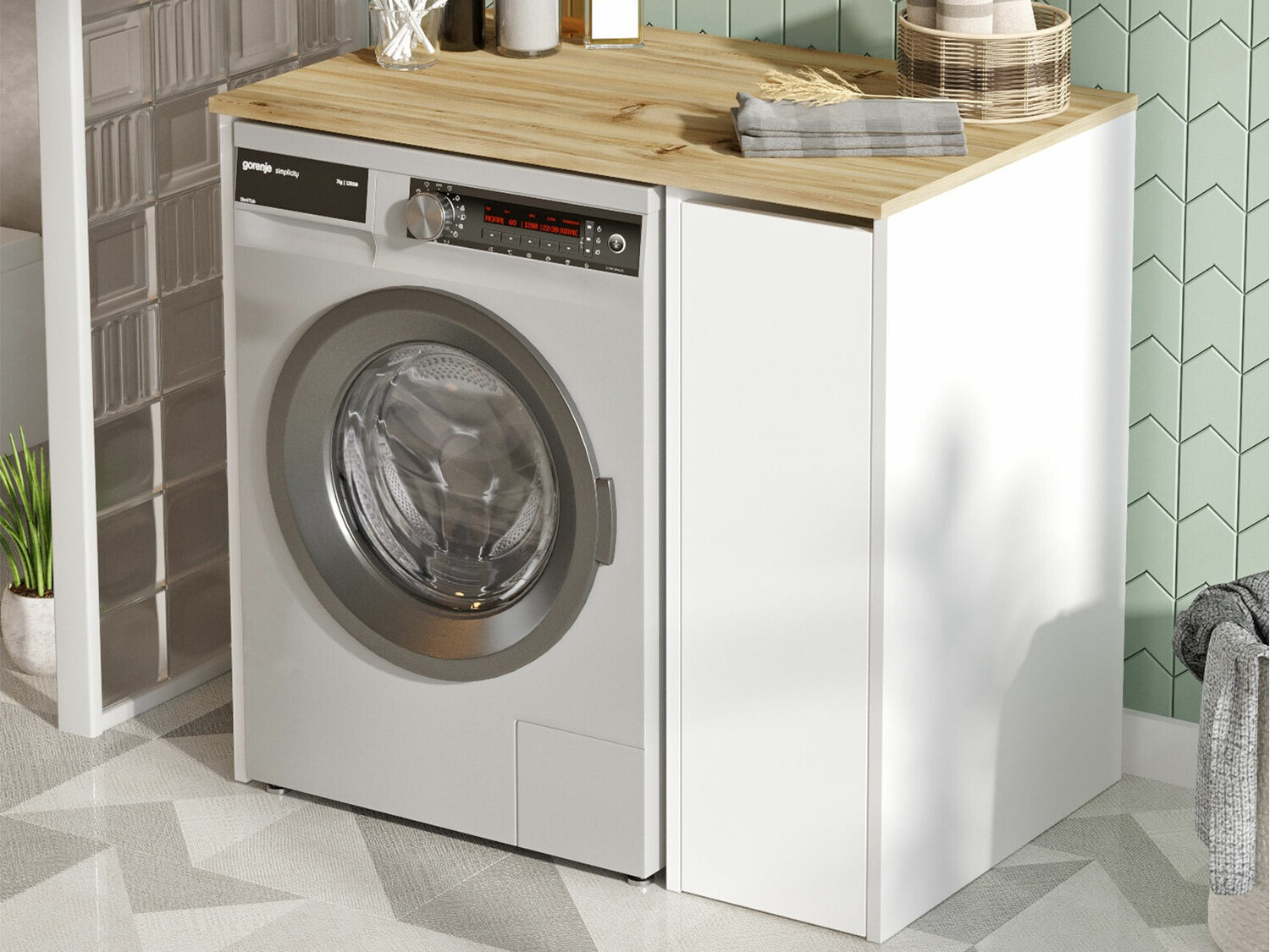 Vannitoariiul Kailua 339 (Valge + Tamm)