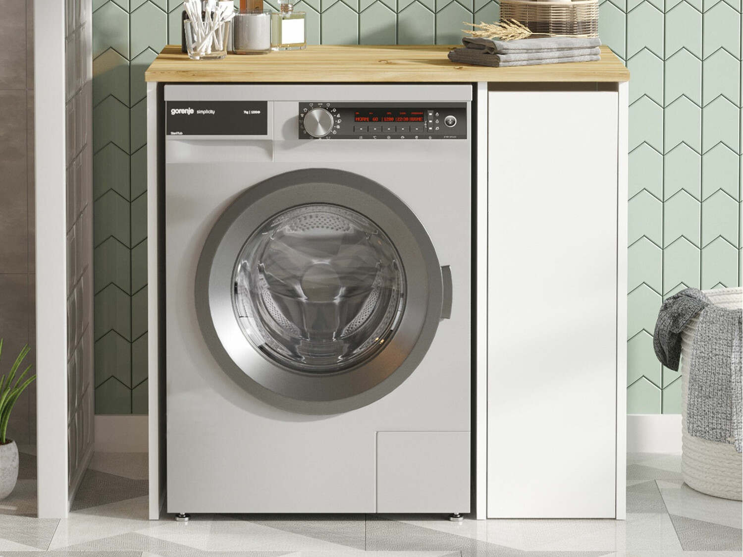 Vannitoariiul Kailua 339 (Valge + Tamm)