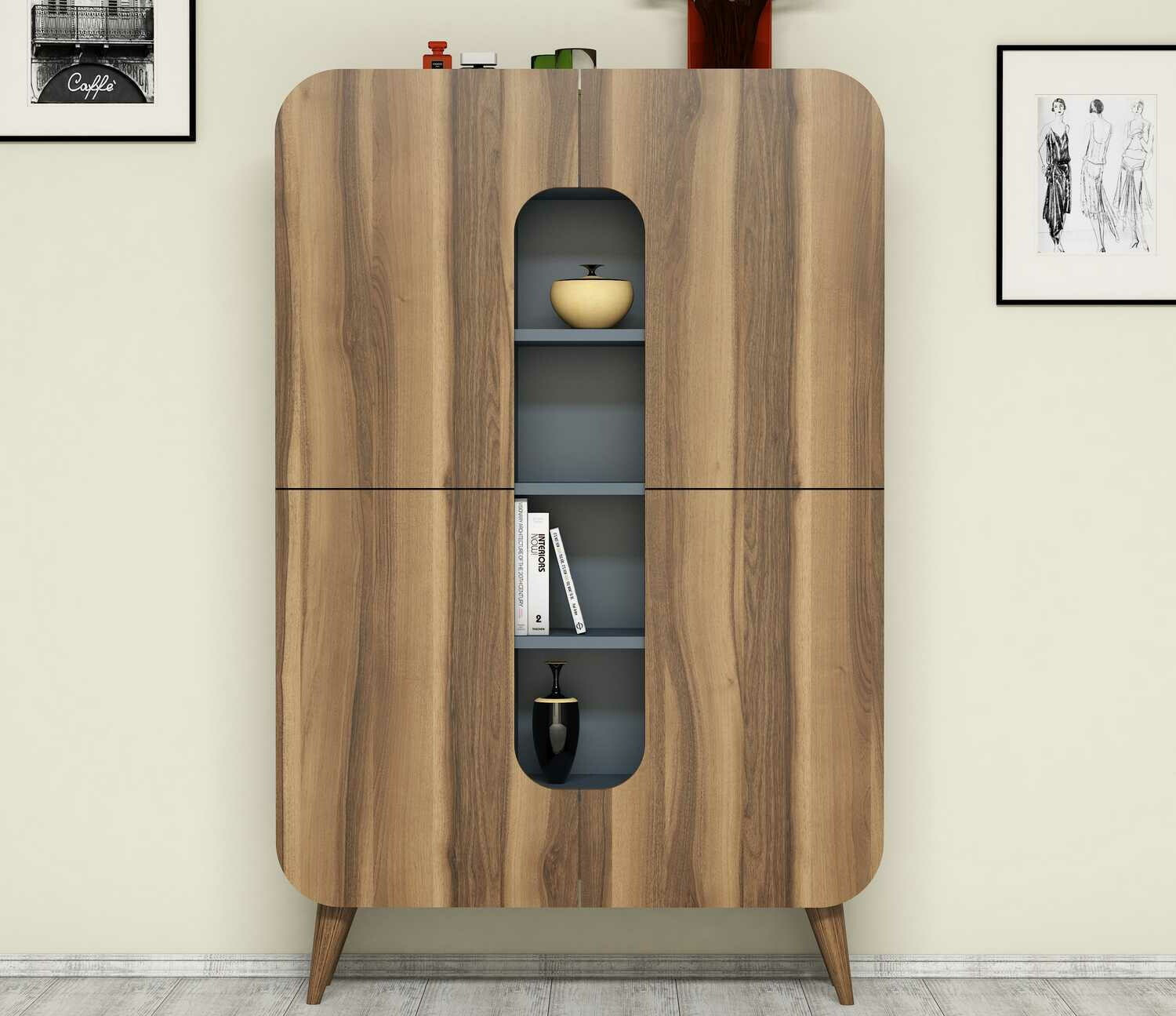 Riiul Kailua 340 (Pähkel + Sinine)