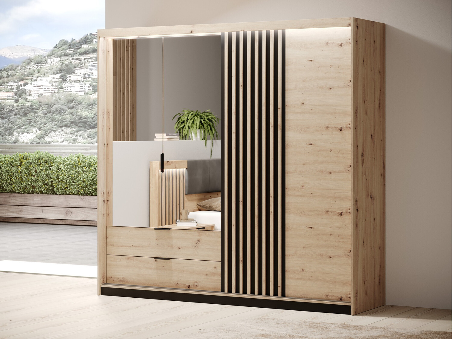 Riidekapp Lusone 100