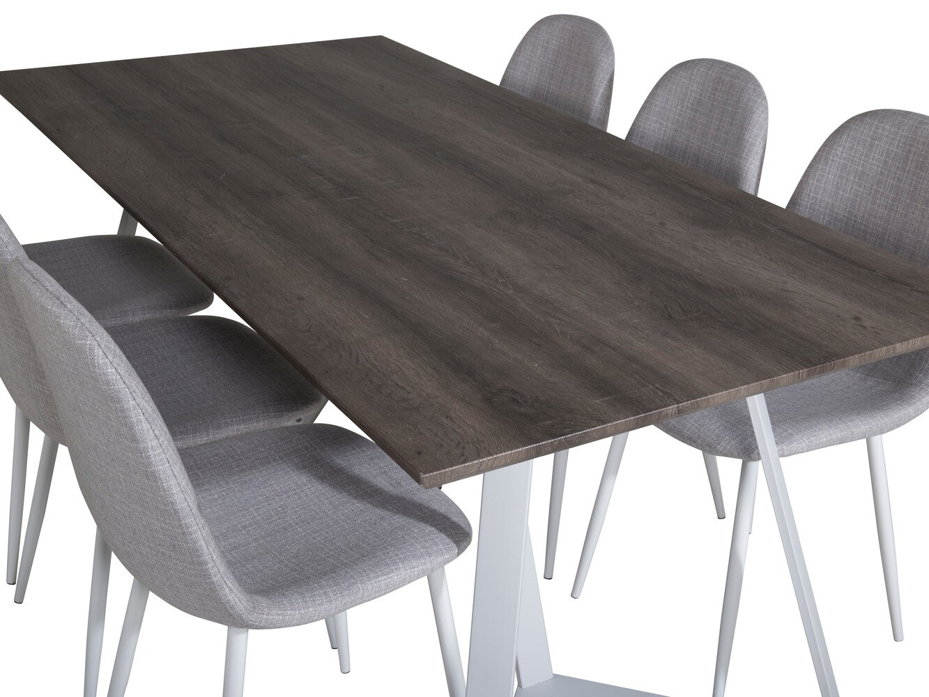 Söögitoakomplekt Dallas 1804 (Helehall + Valge)