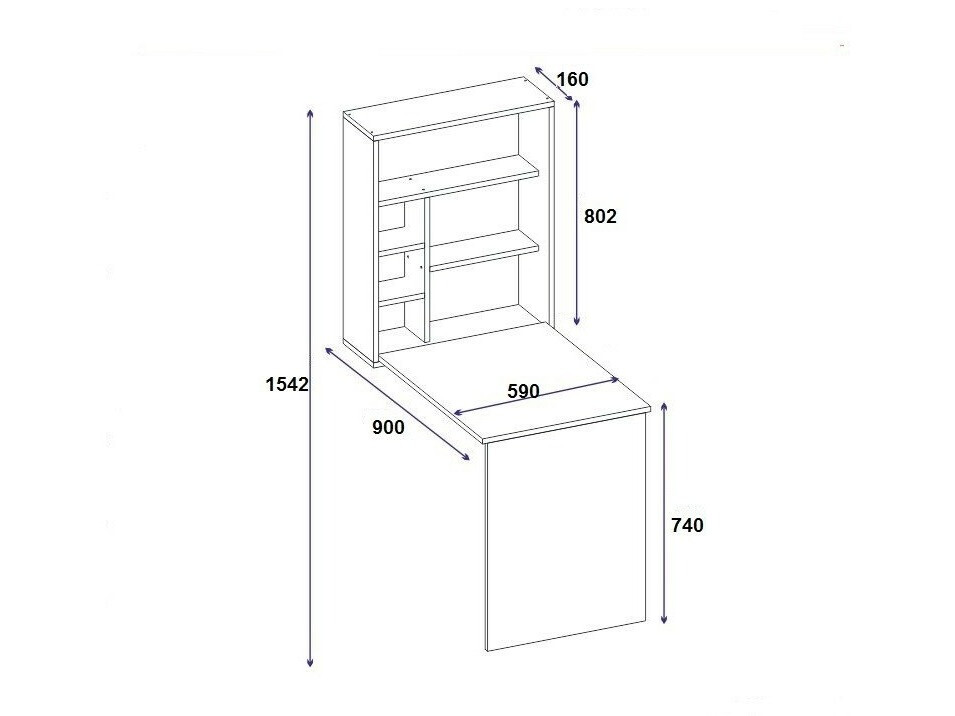 Kirjutuslaud Kailua 399 (Tamm)