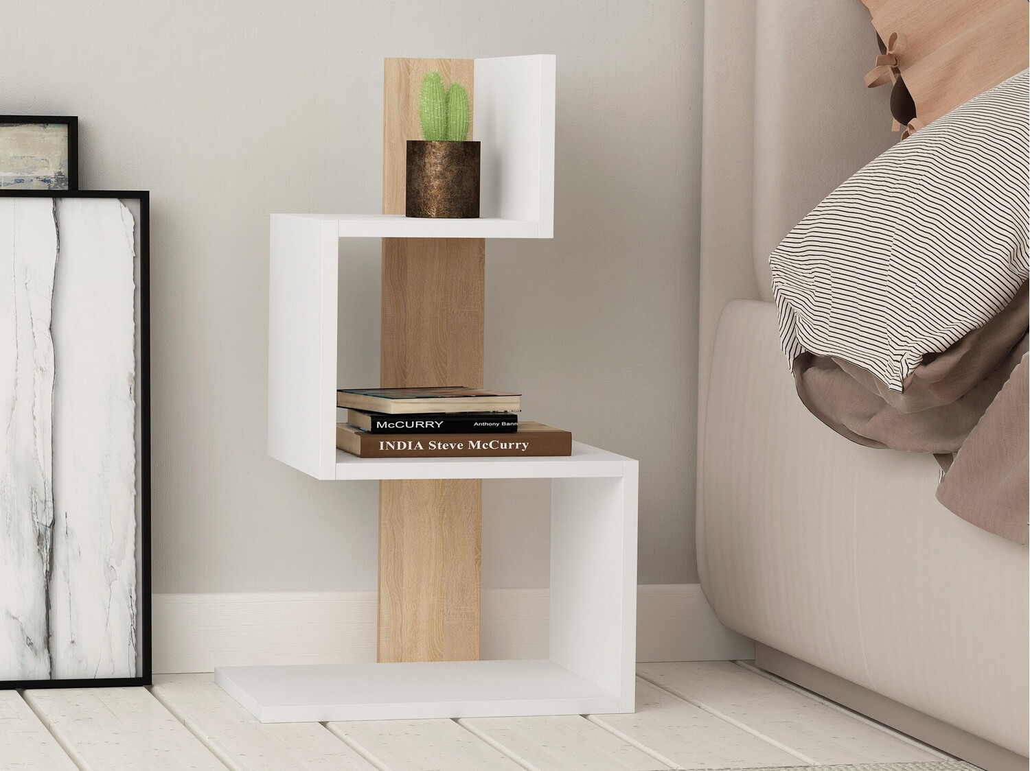 Külglaud Kailua 401 (Valge + Tamm)