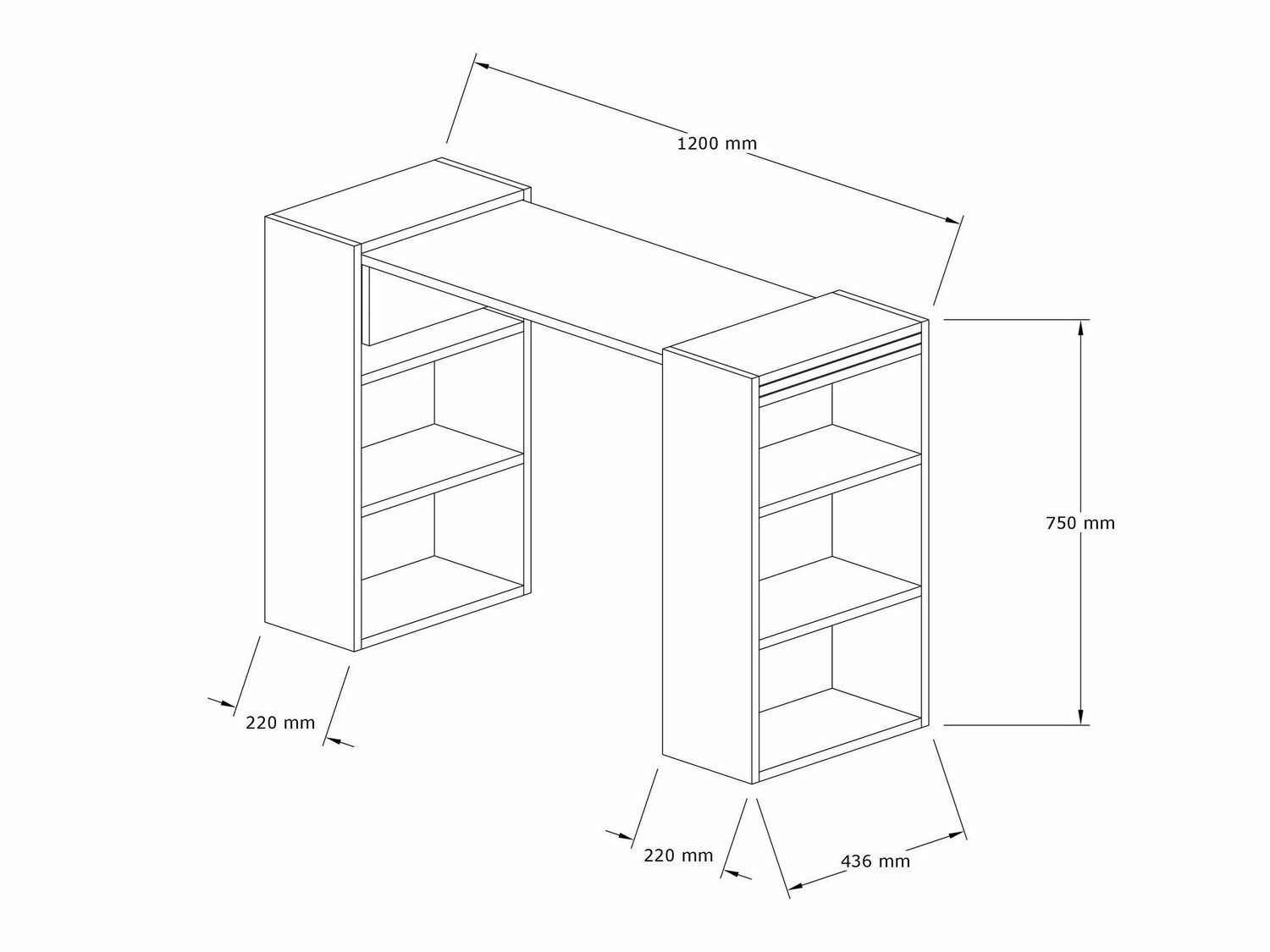 Kirjutuslaud Kailua 518