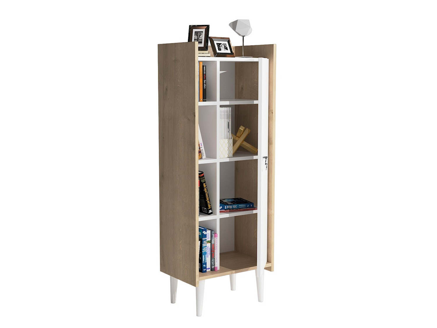 Riiul Kailua 470 (Tamm + Valge)