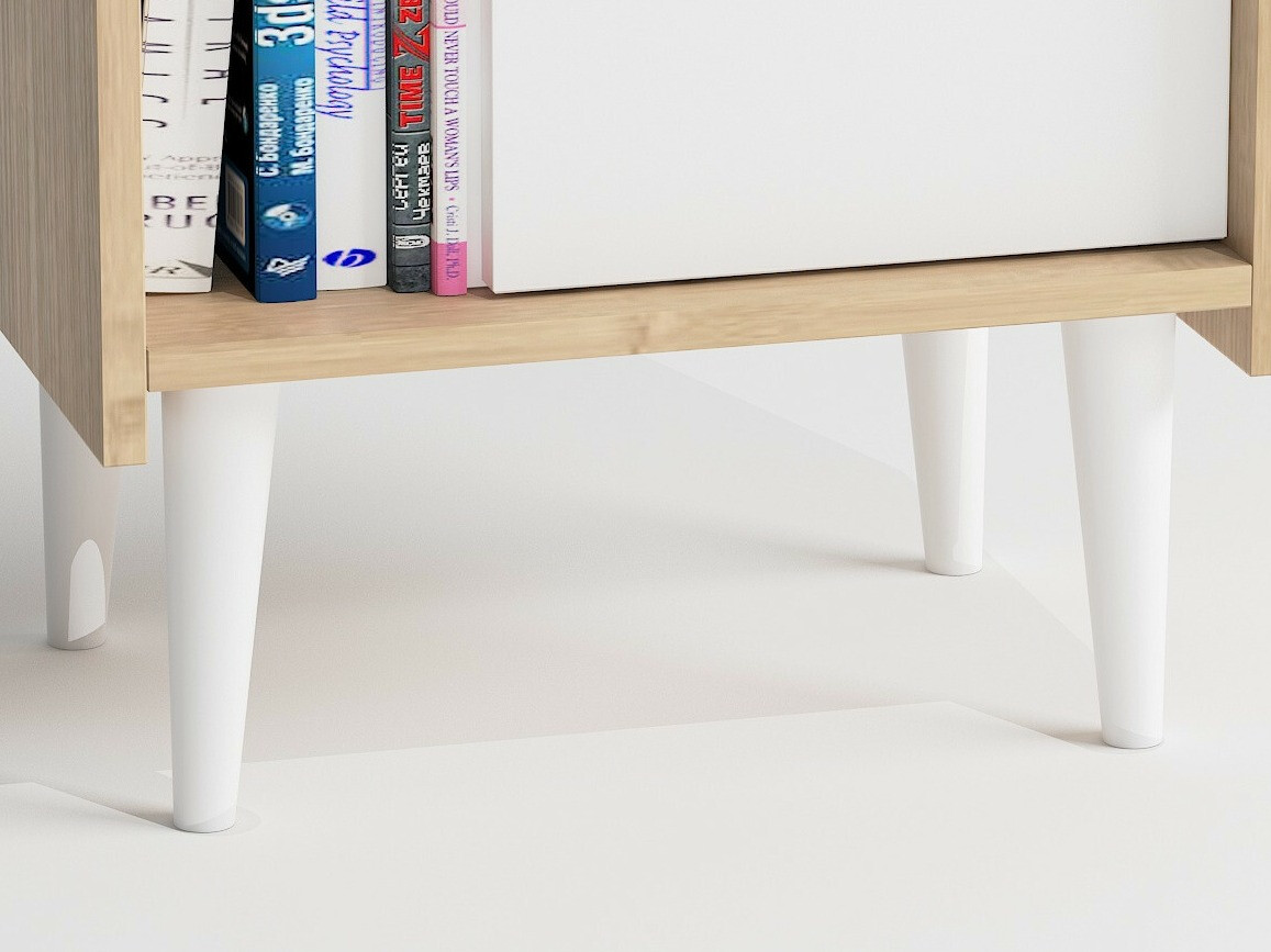 Riiul Kailua 470 (Tamm + Valge)