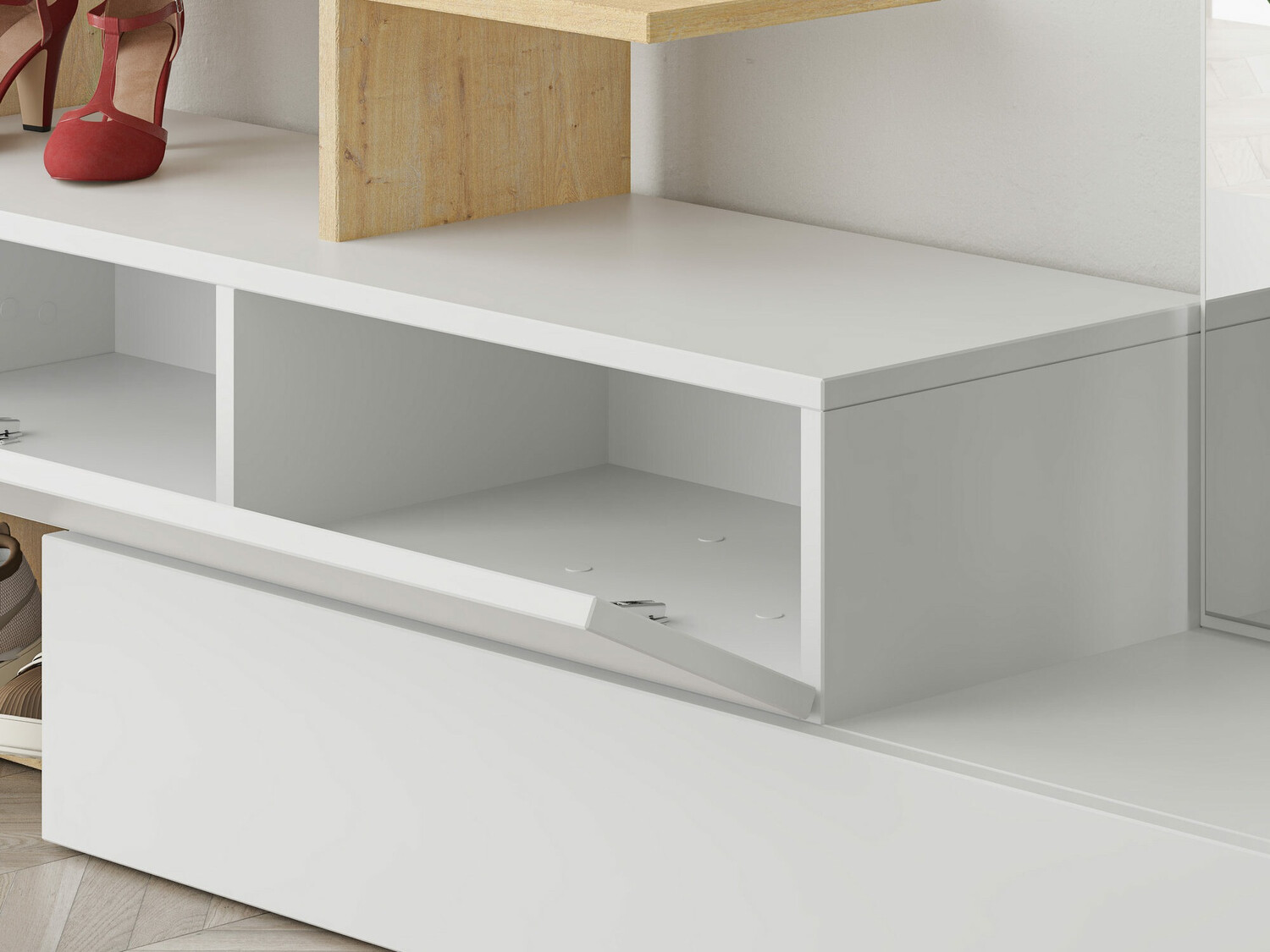 Esikukomplekt Kailua 502 (Valge + Tamm)