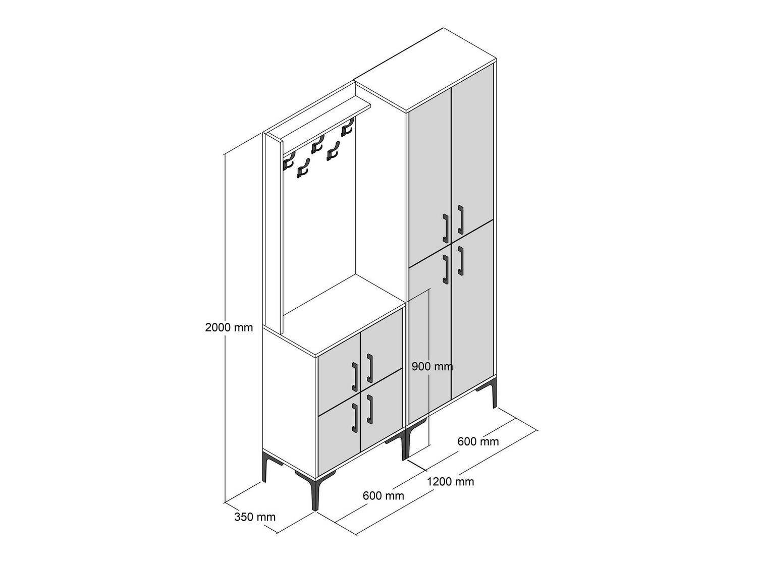 Esikukomplekt Kailua 536