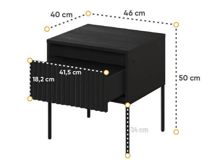 Öökapp Fernolu 111 (Must)
