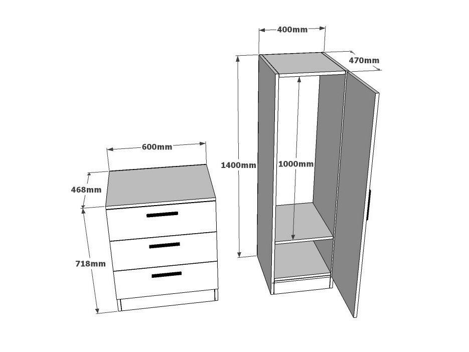 Esikukomplekt Kailua 558 (Valge)