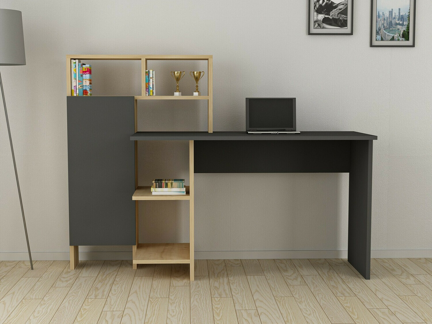 Kirjutuslaud Kailua 594 (Antratsiit + Tamm)