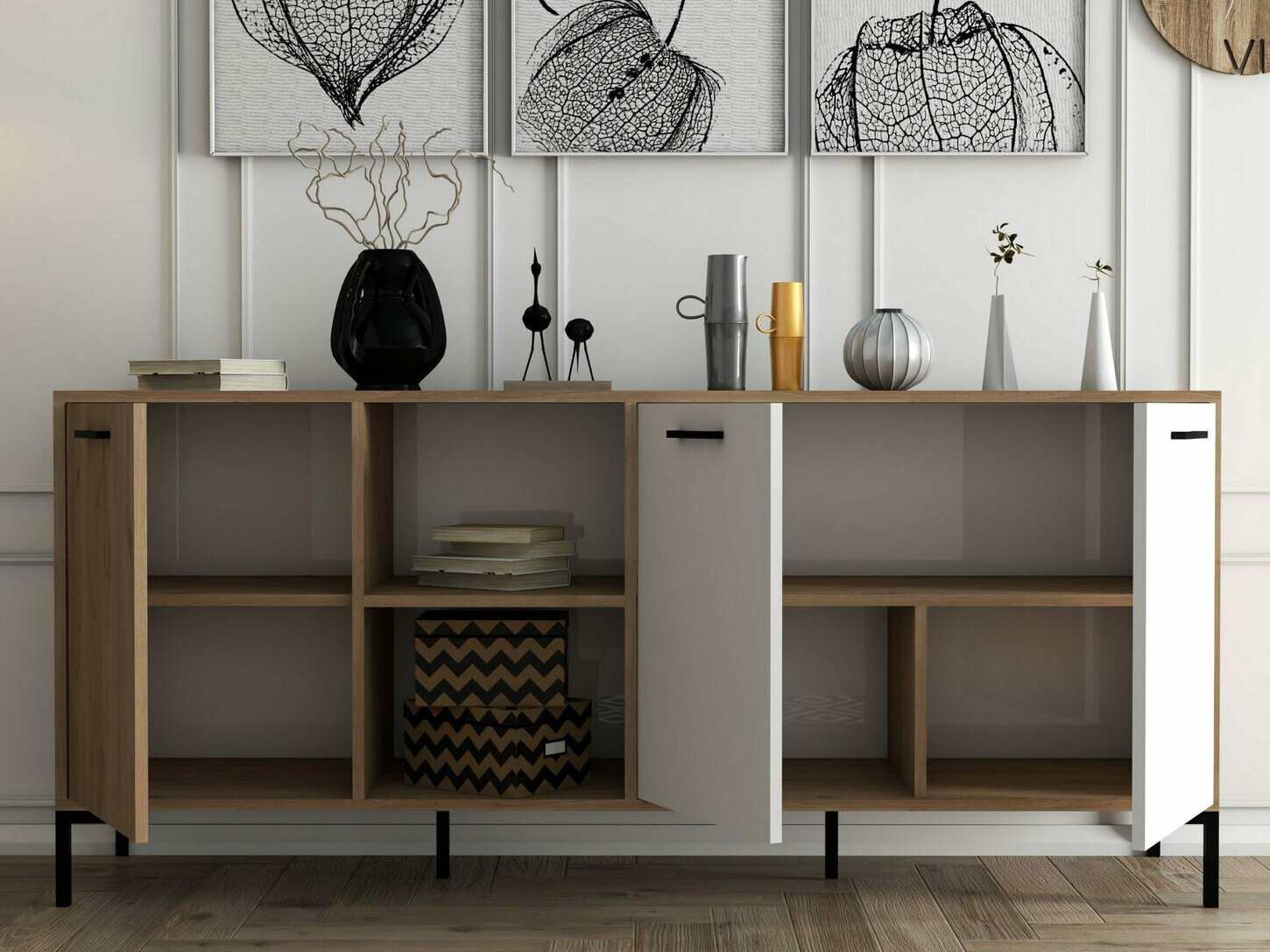 Kapp Nolcava 101 (Valge + Tamm)