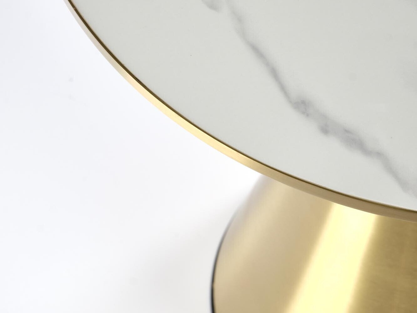 Diivanilaud Houston 1553 (Kuldne + Valge marmor)