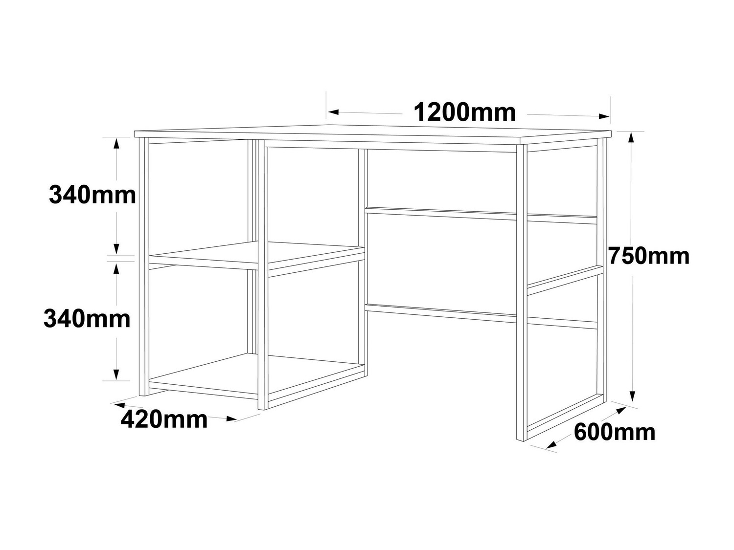 Kirjutuslaud Kailua 668 (Kuldne + Valge marmor)