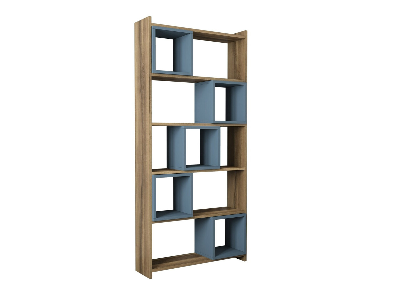 Riiul Kailua 666 (Sinine + Pähkel)