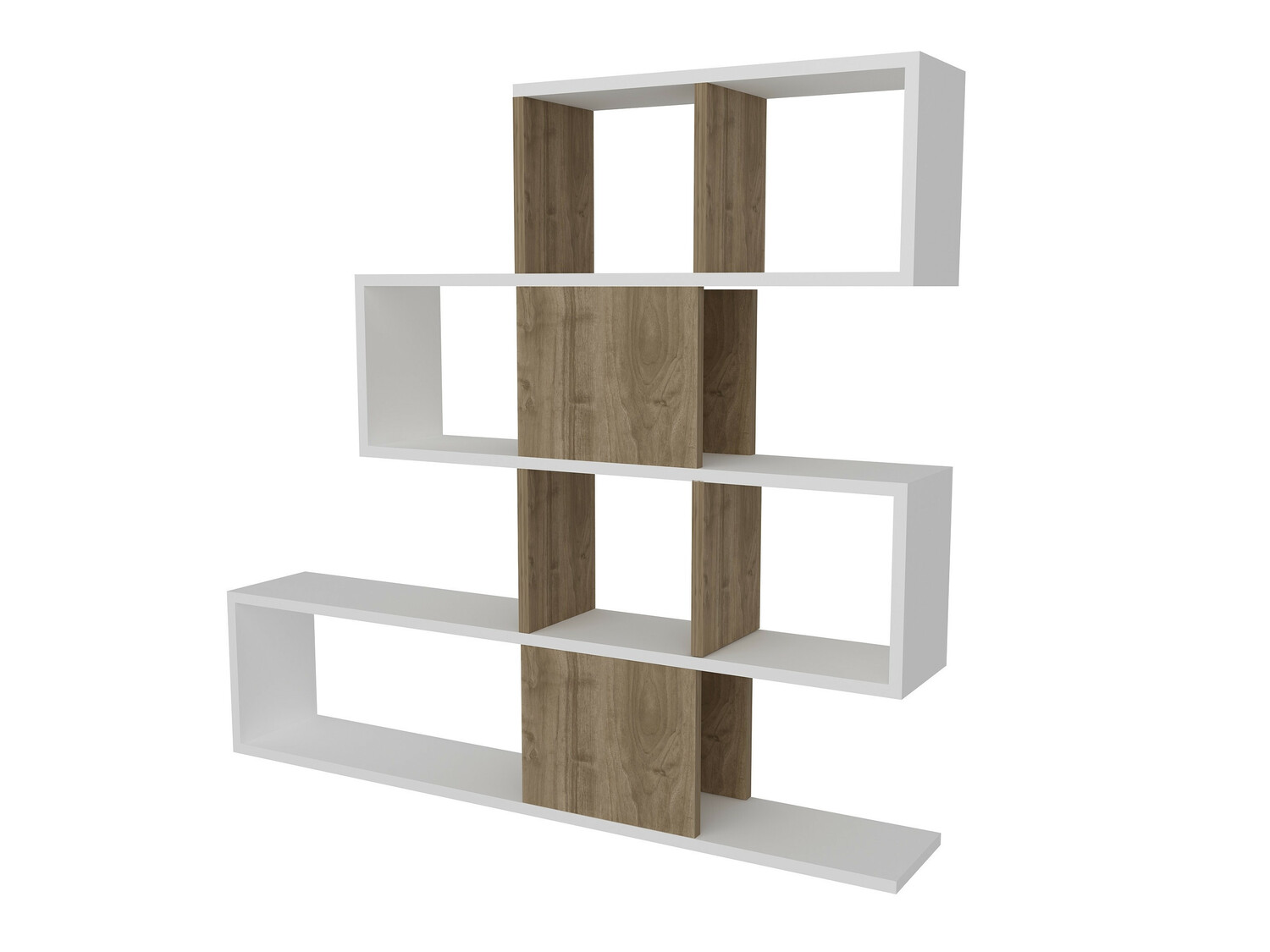 Riiul Kailua 677 (Valge + Pähkel)