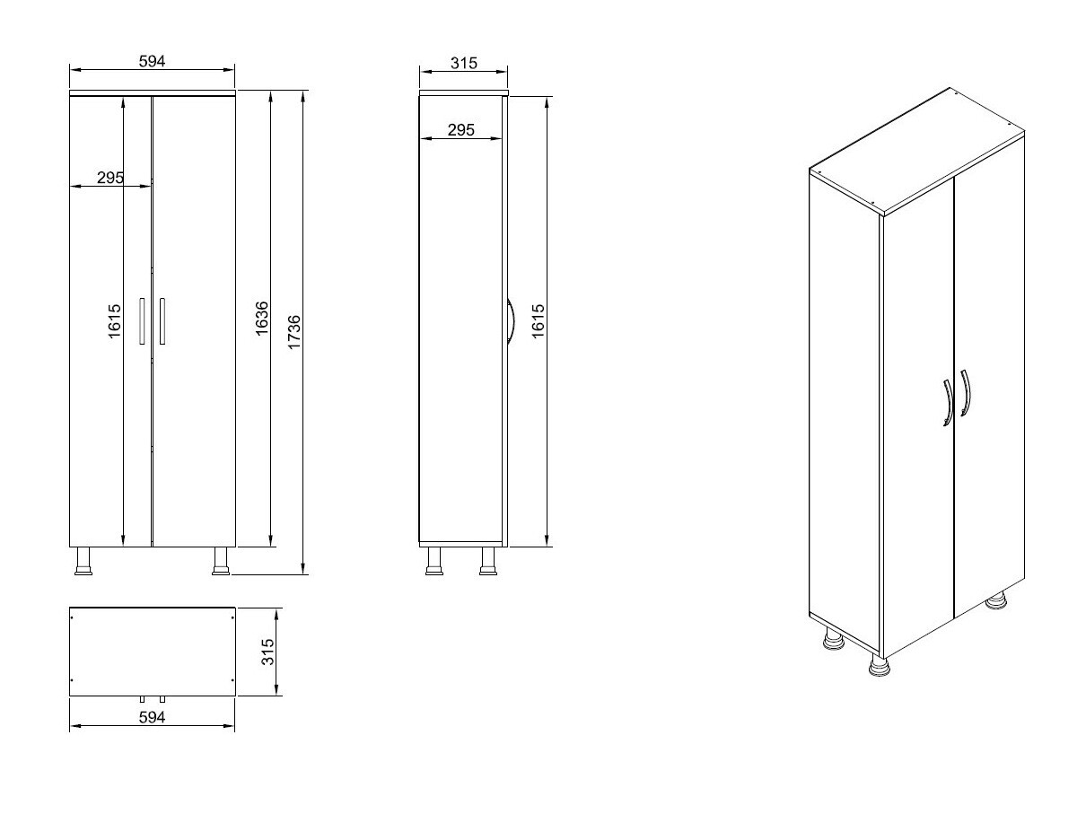 Vannitoa põrandakapp Kailua 2075