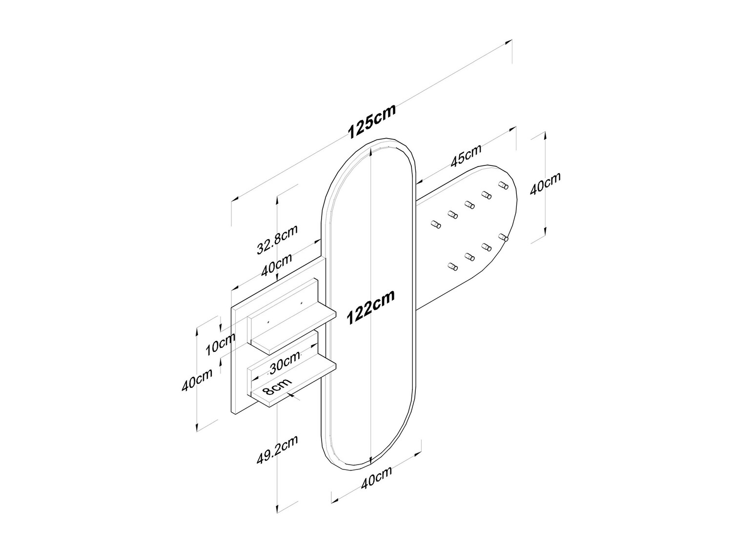 Nagi Kailua 745 (Valge + Pähkel)