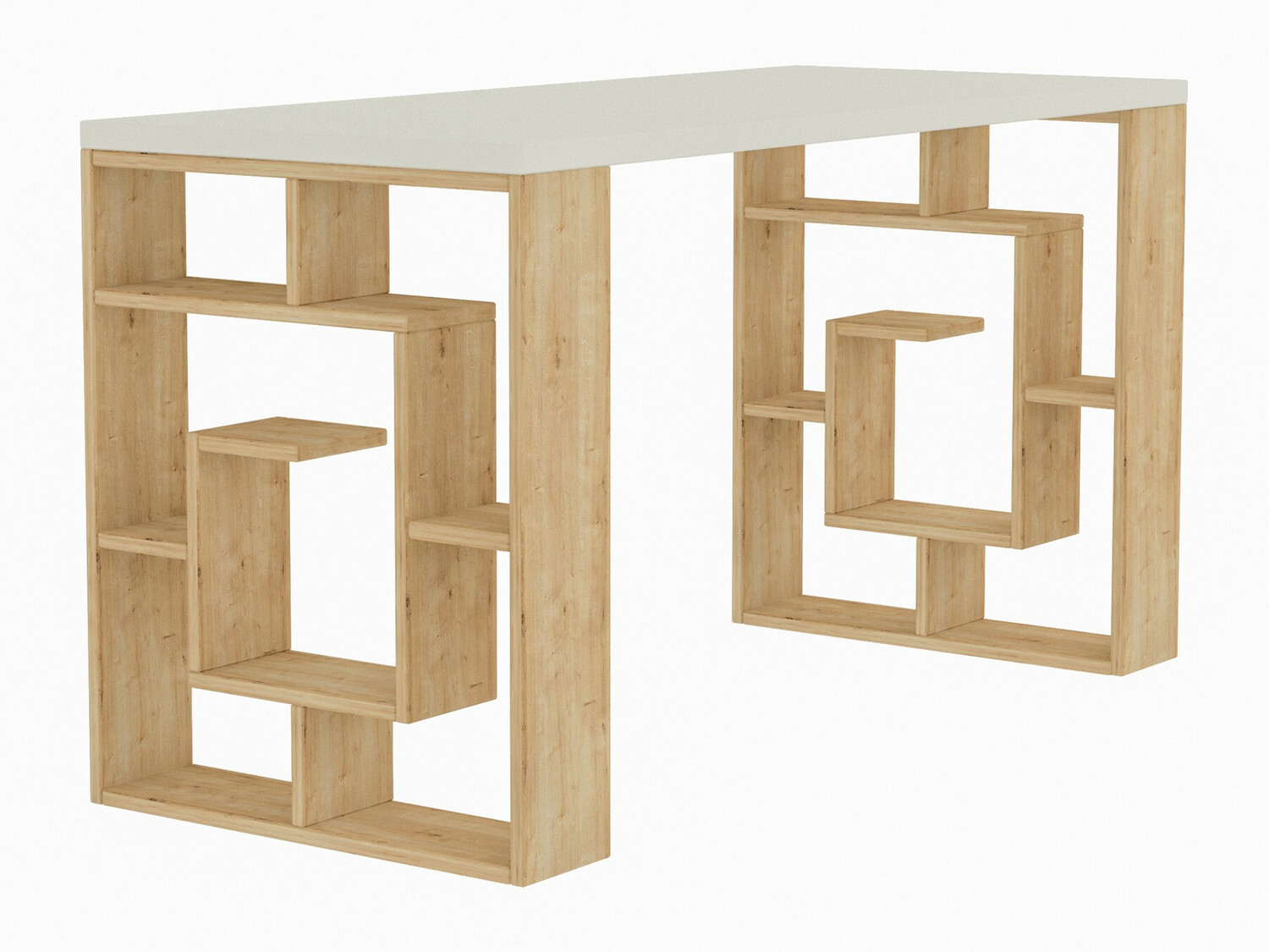 Kirjutuslaud Kailua 813 (Valge + Hele tamm)