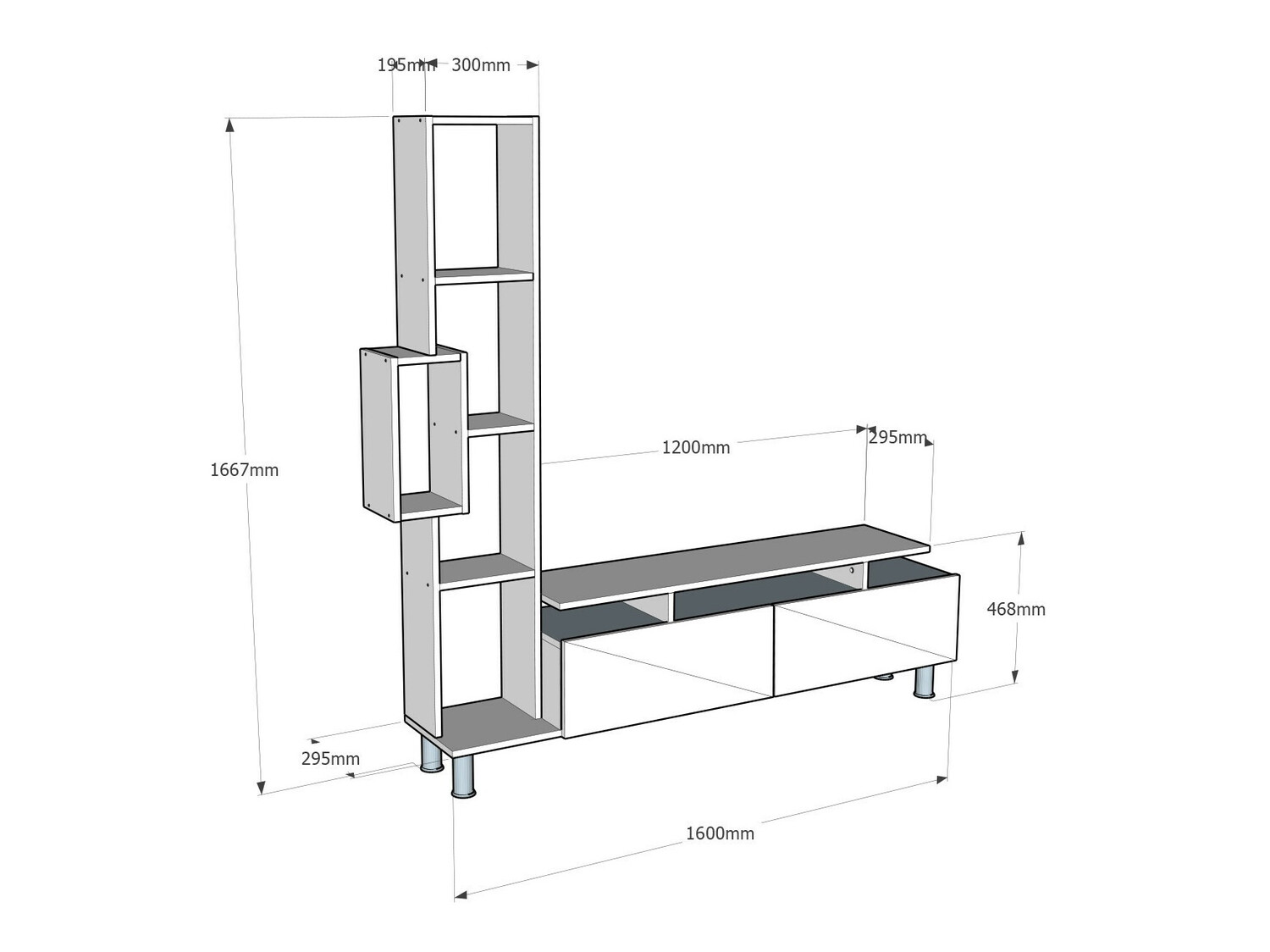 Elutoa komplekt Kailua 875 (Valge)