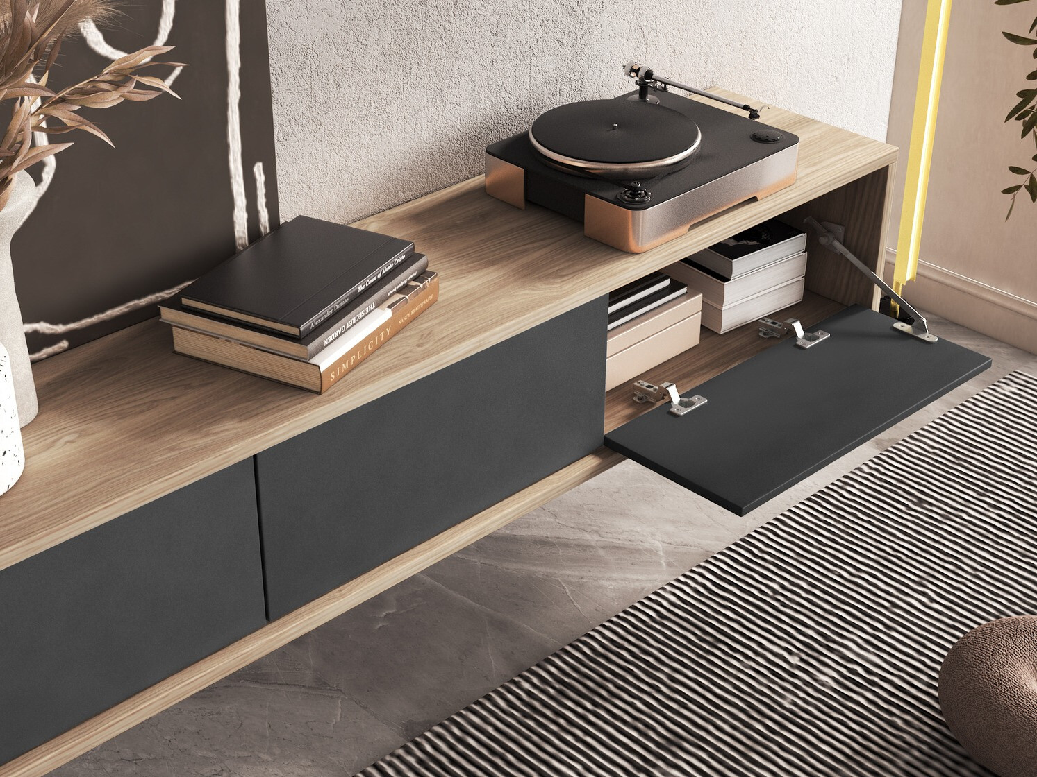 TV-alus Austin 324 (Tamm + Antratsiit)