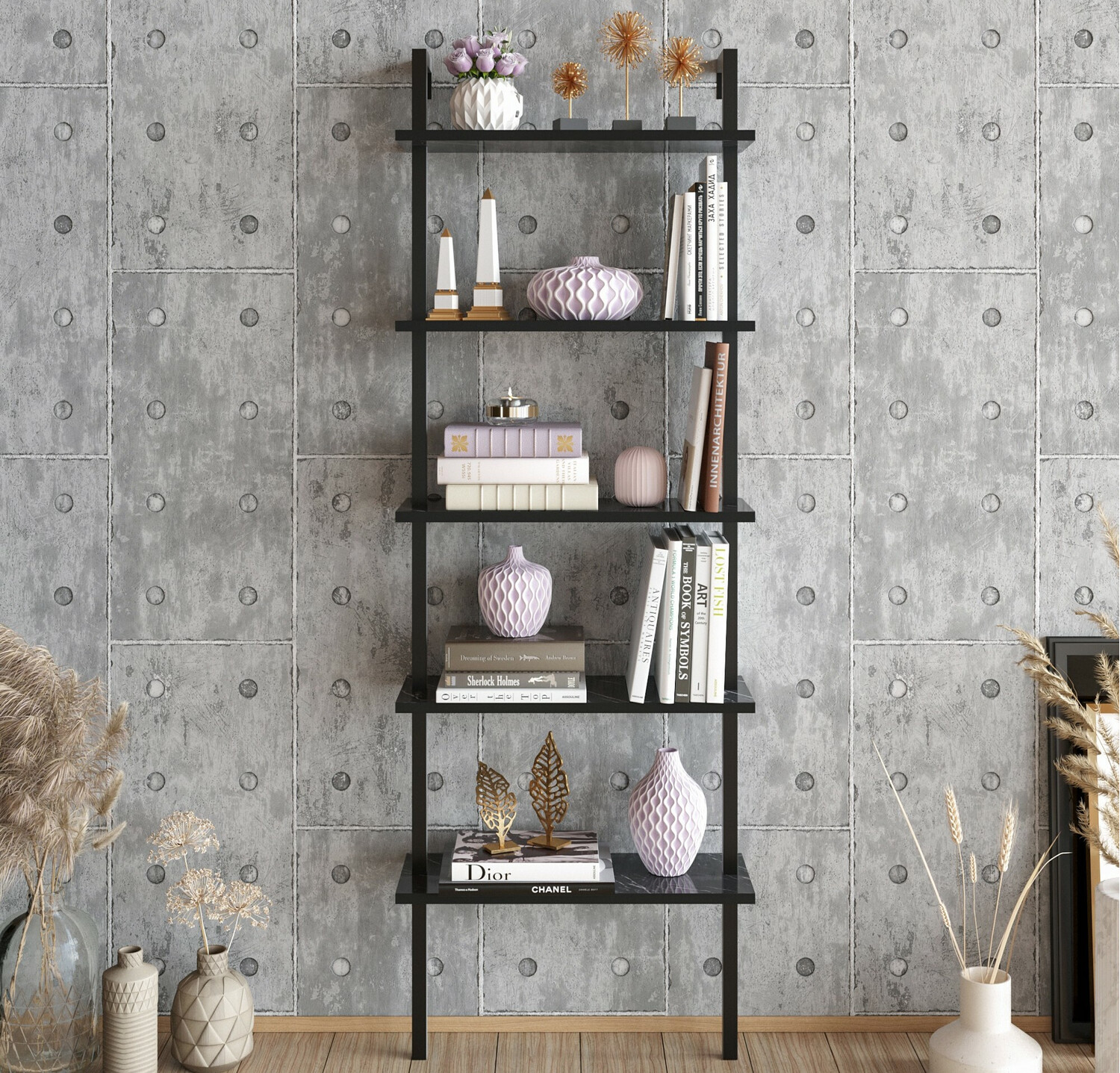 Riiul Kailua 1027 (Must + Must marmor)