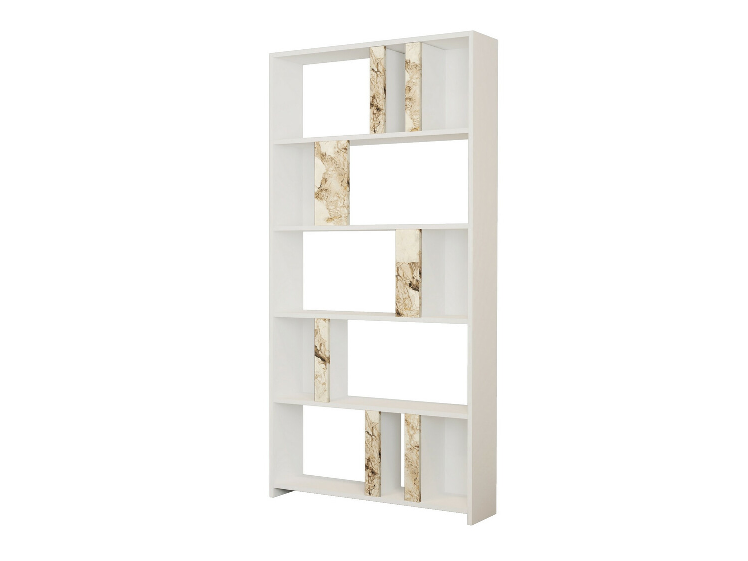 Riiul Kailua 1069 (Valge + Valge marmor)