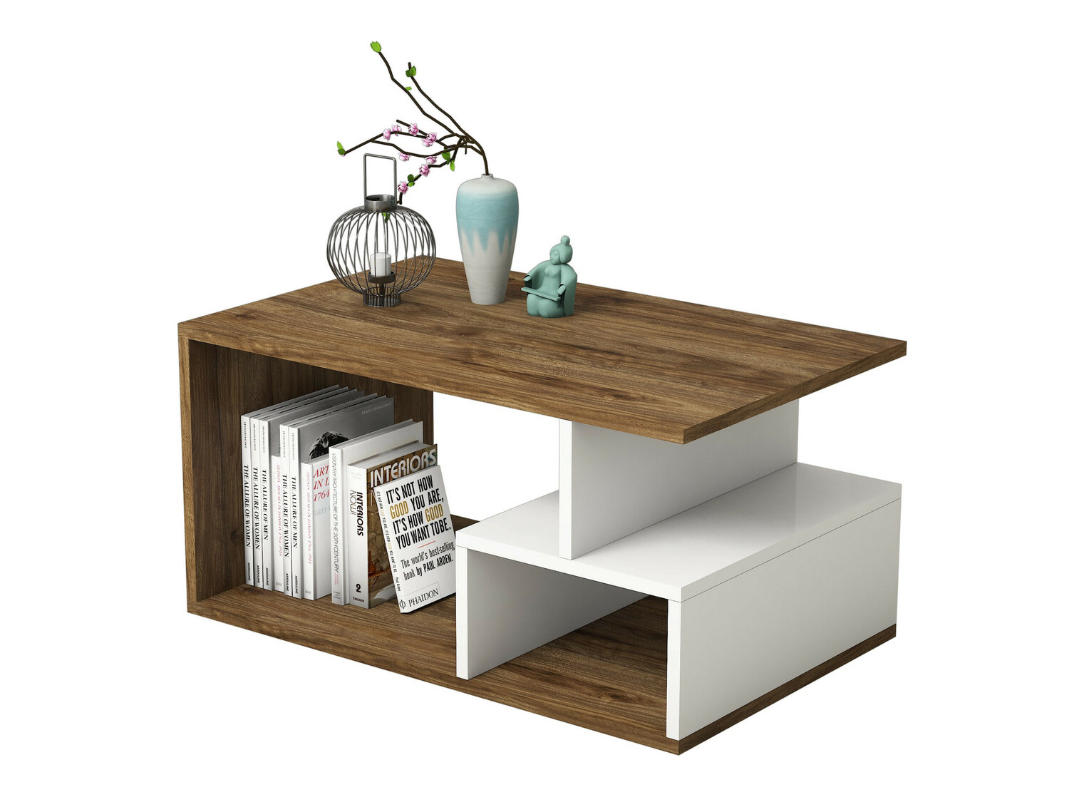 Diivanilaud Kailua 1104 (Valge + Pähkel)